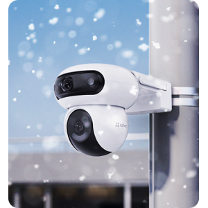 EZVIZ H90 Dual 4MP+4MP kahe objektiiviga pöördkaamera ( Wifiga)