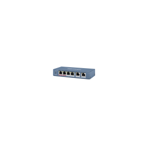 Switch DS-3E0106HP-E 4-port 10/100Mbps PoE 60W Unmanaged Desktop