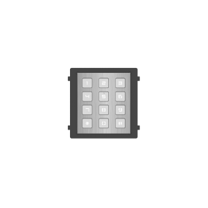 Keypad module DS-KD-KP/S Stainless Steel