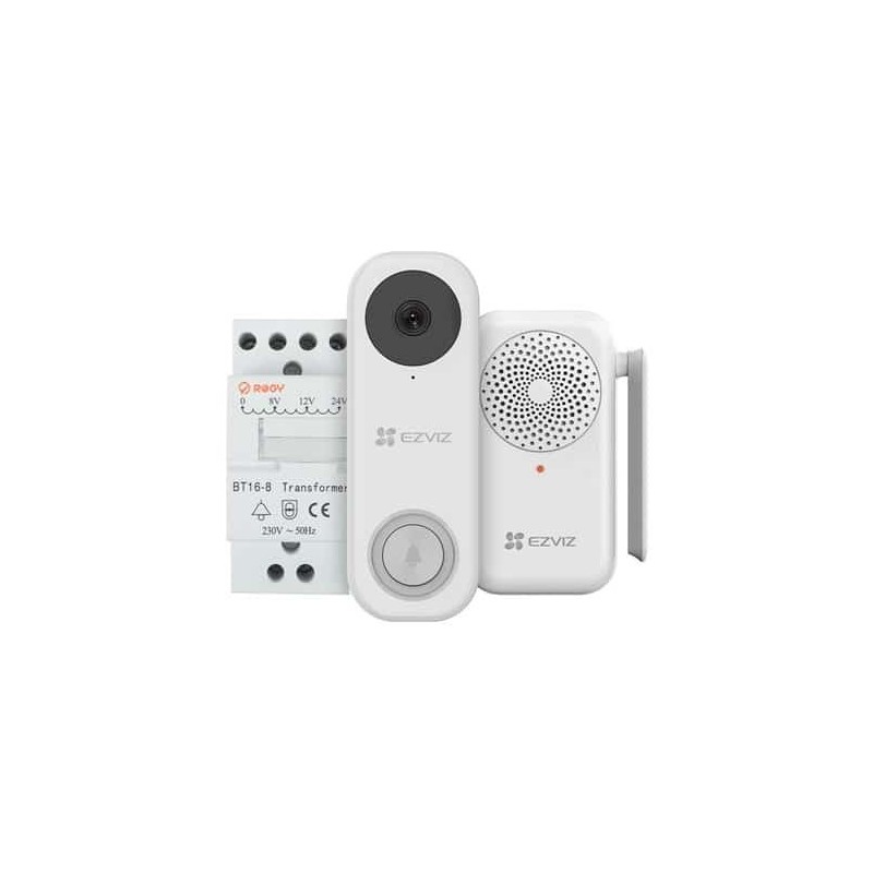 Комплект проводного дверного звонка EZVIZ DB1C-KIT 3MP