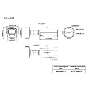 IP kaamera iDS-2CD5T47G2/V-XHSY 2.8mm 4MP toru valge